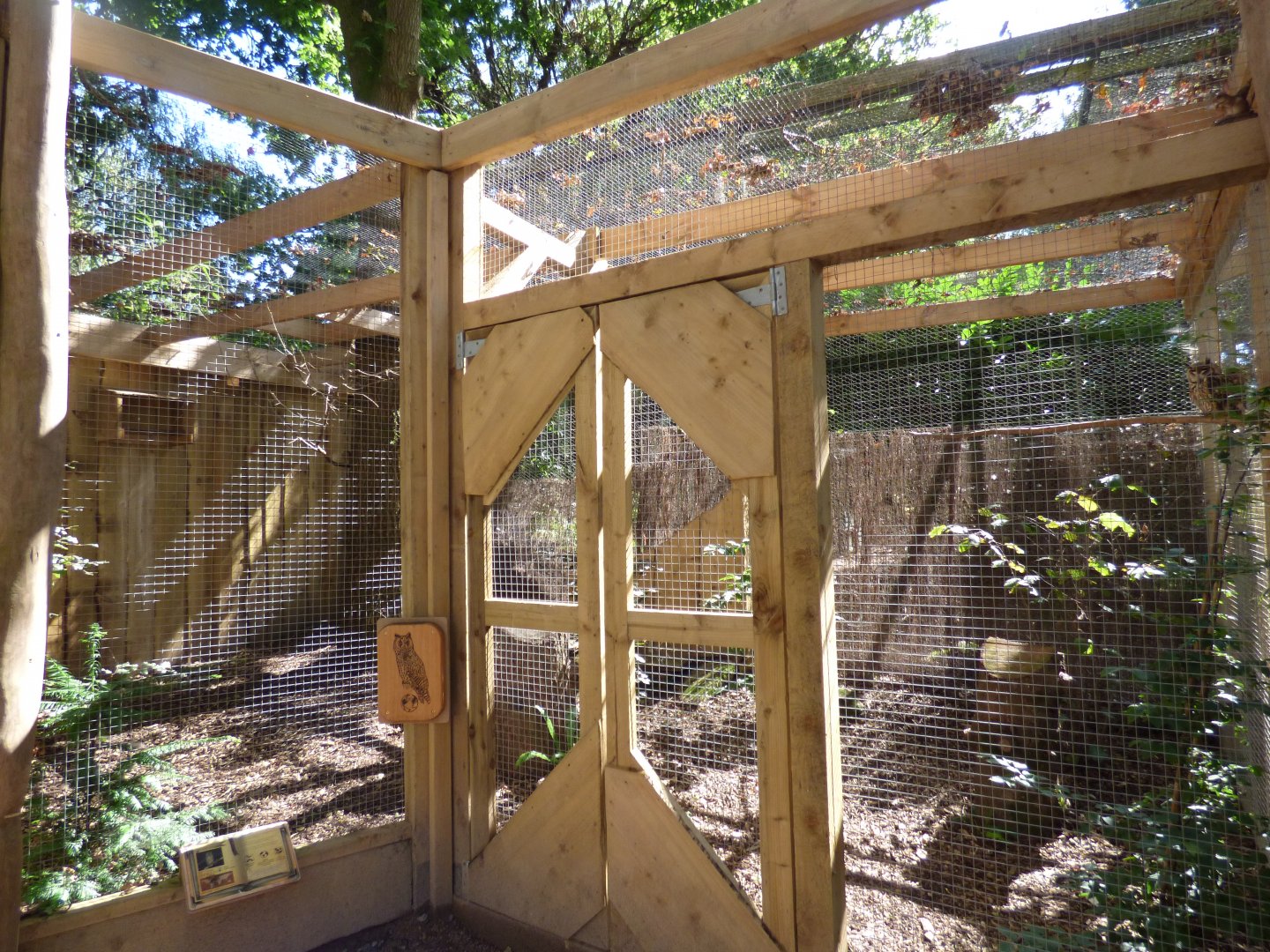 Striped Owl Aviary in The Terry Prachett Owl Aviary