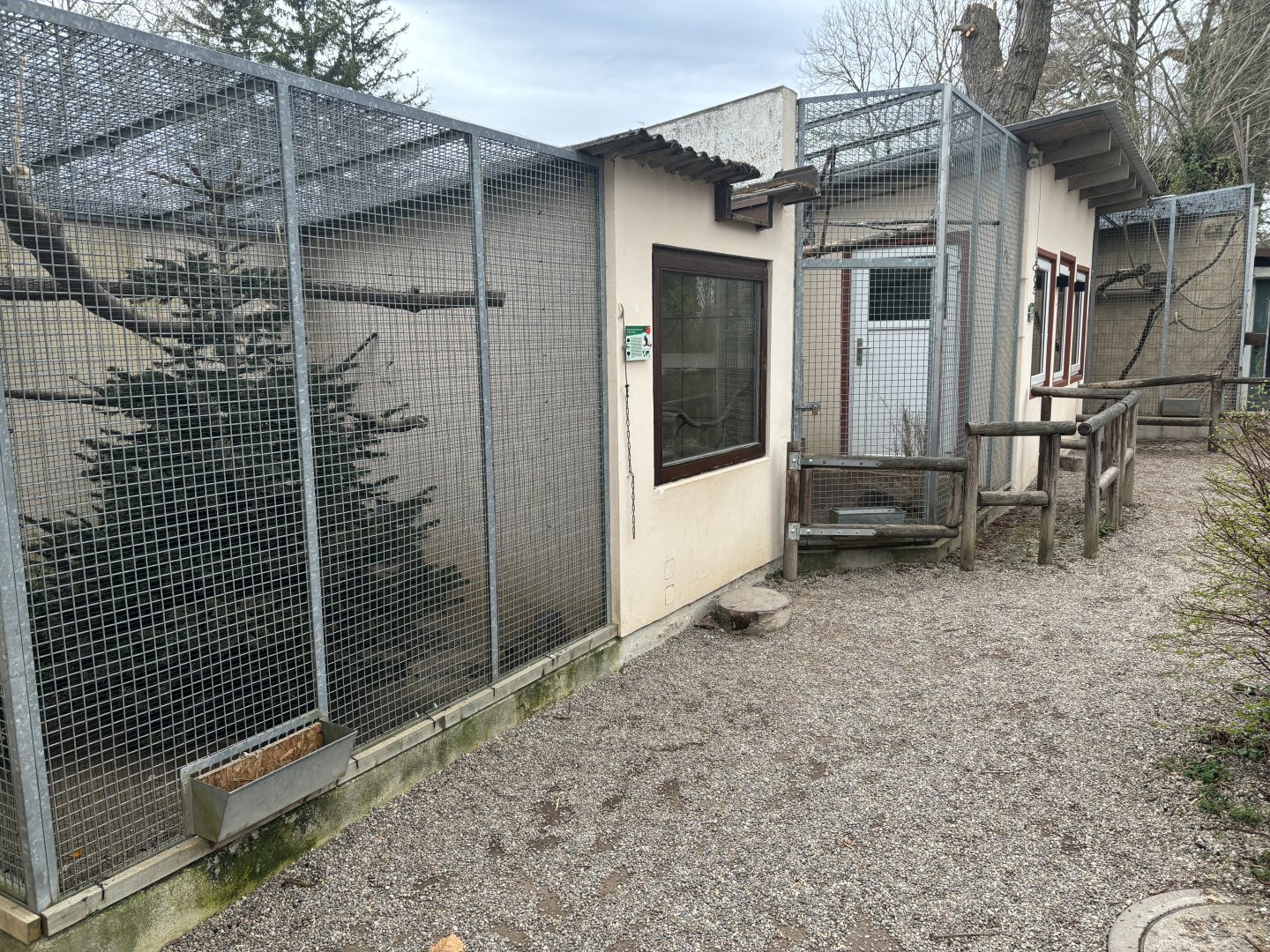 Striped Squirrel and Cotton-Top Tamarin Enclosures at Zoo Wassertstern (Ingolstadt)