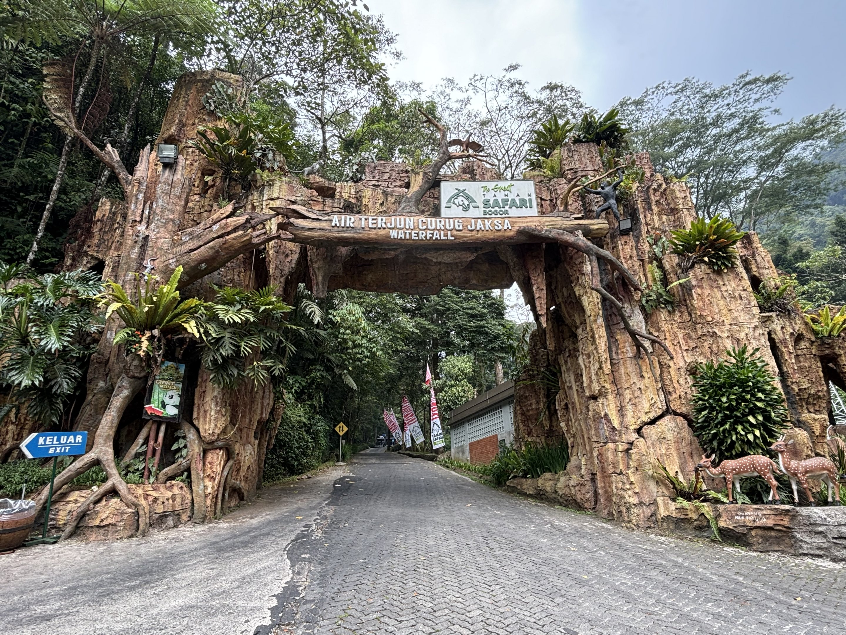 Stunning Waterfall Road Entrance