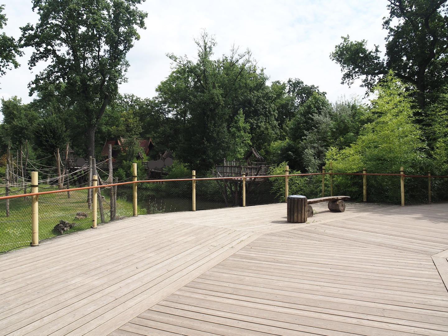 Sumatran orangutan and Hanuman langur island viewing area, 2024-08-05