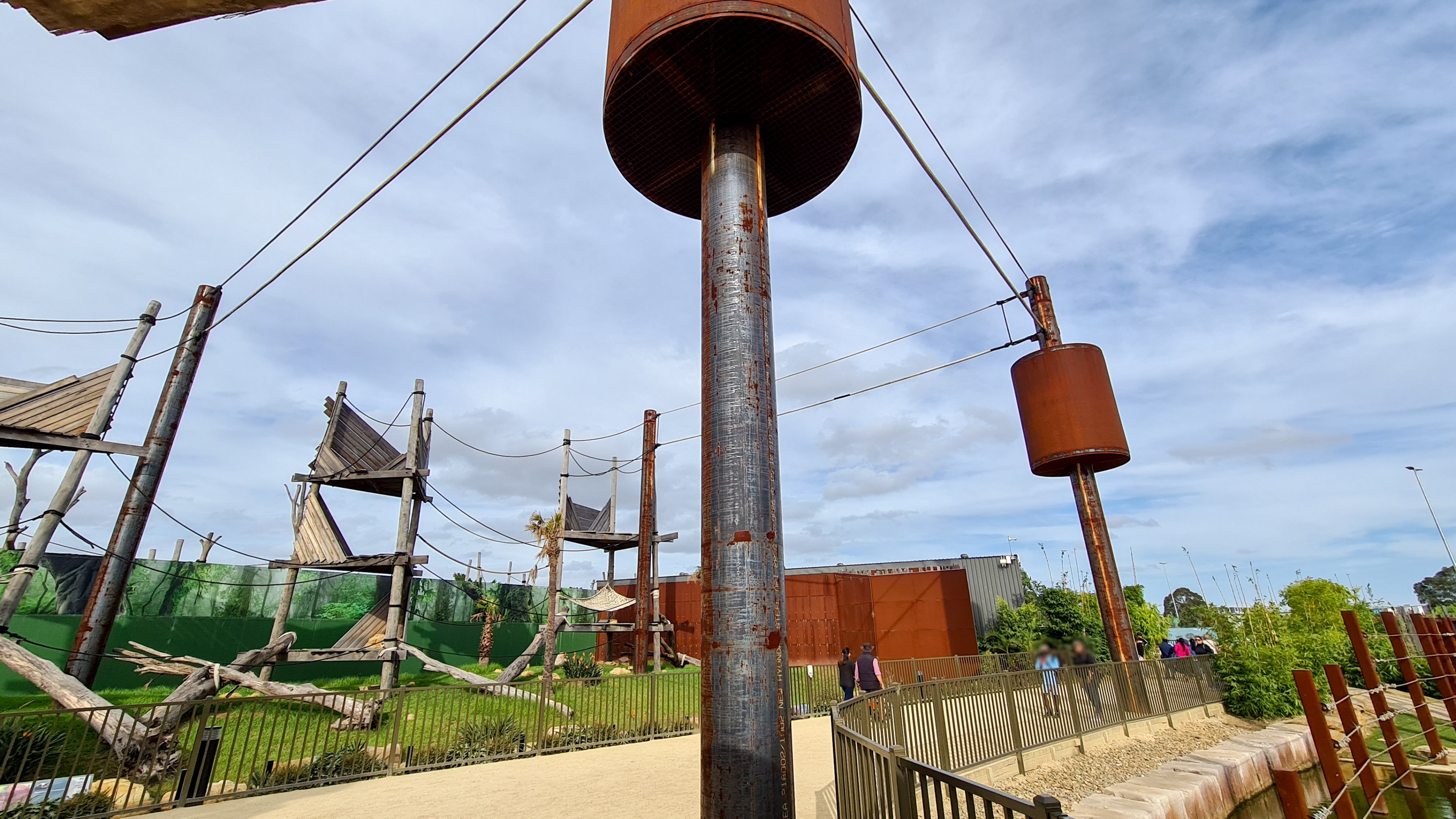 Sumatran orangutan enclosure