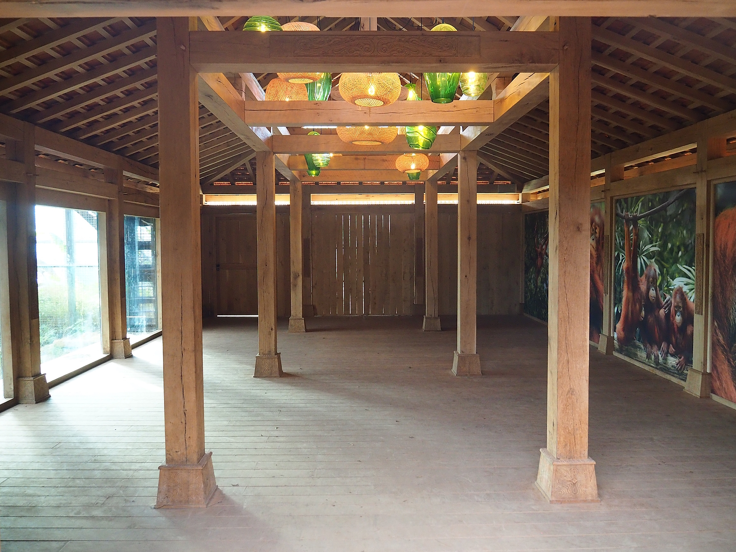 Sumatran orangutan viewing lodge, 2022-09-12