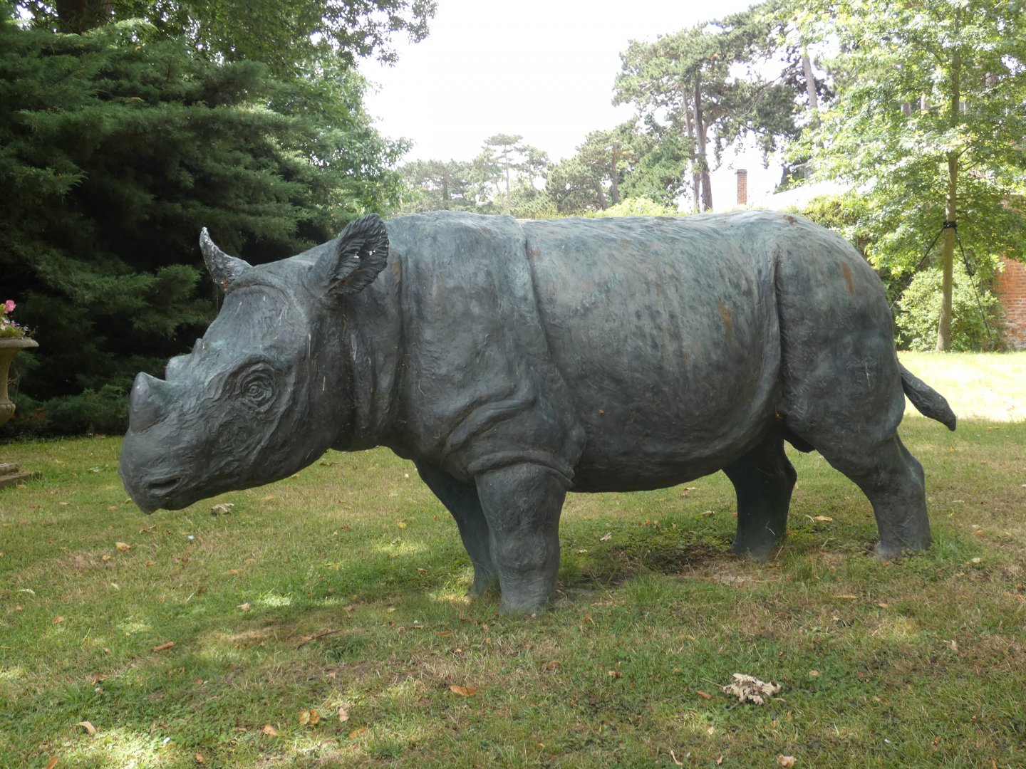 Sumatran Rhino statue