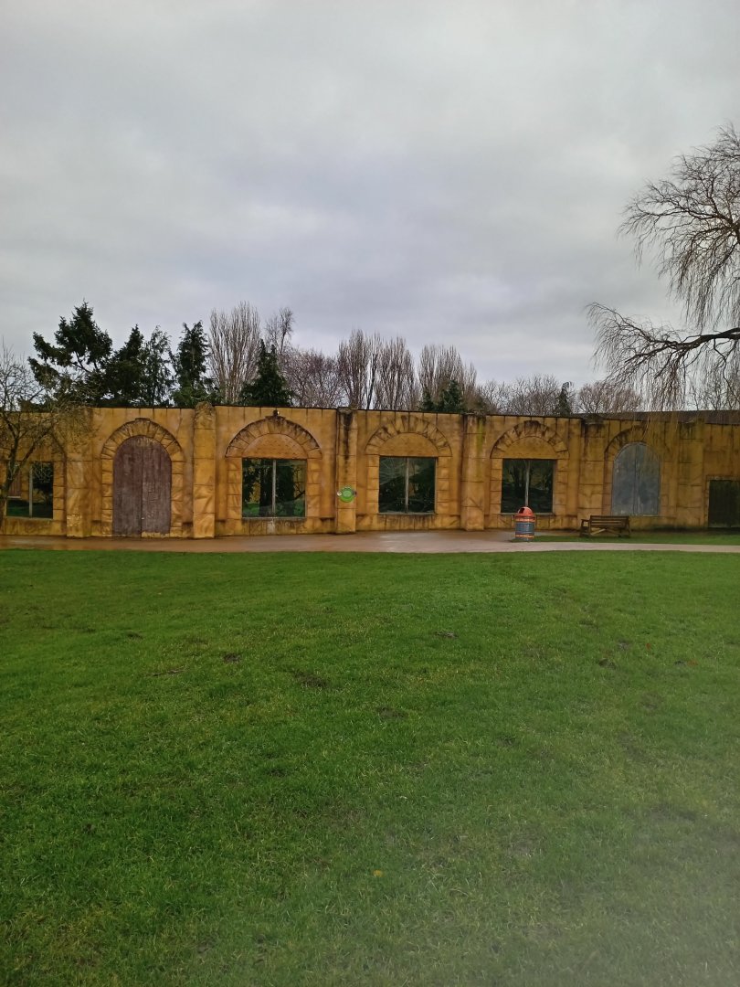 Sumatran Tiger enclosure from a far