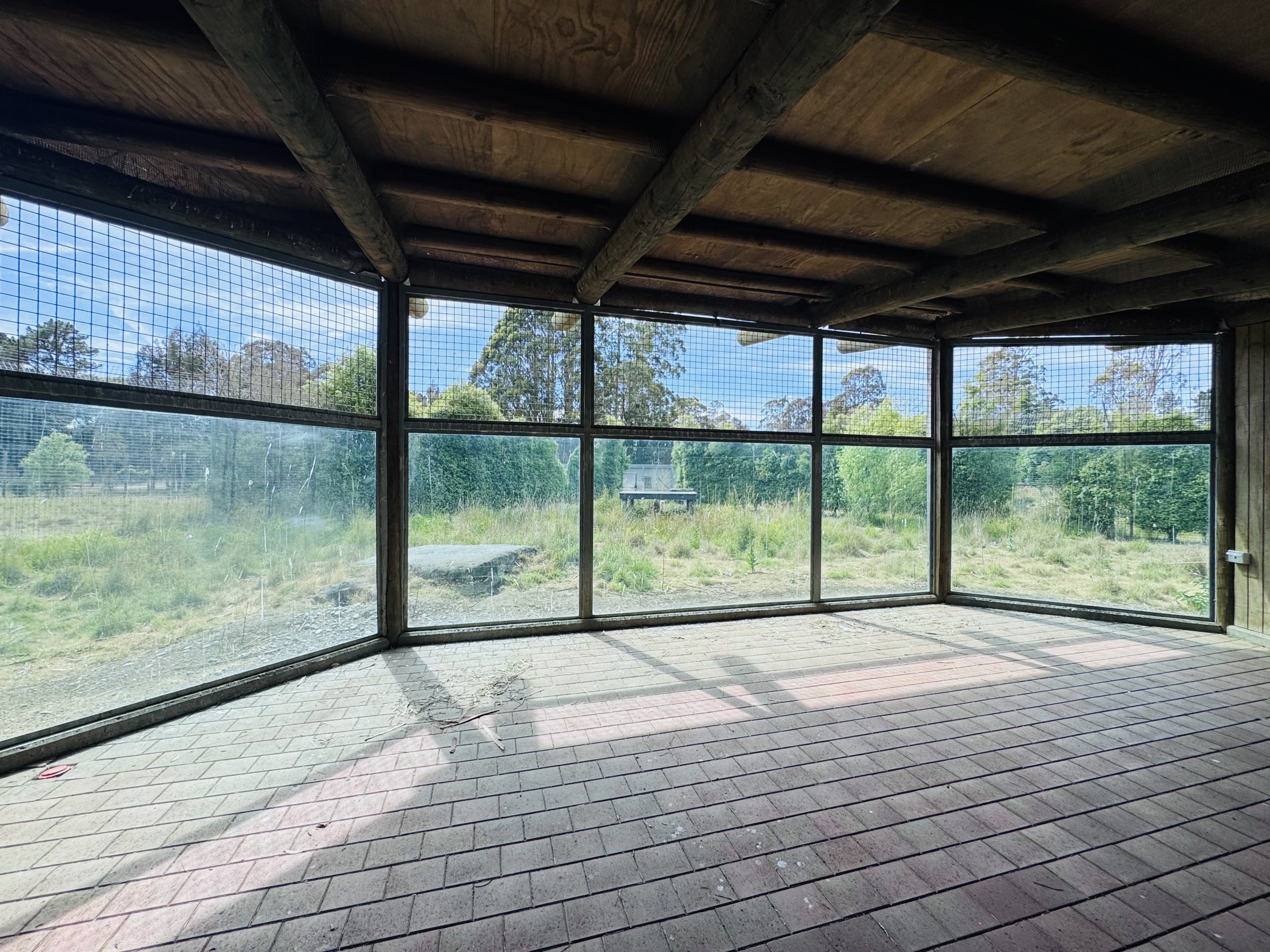 Sumatran tiger enclosure