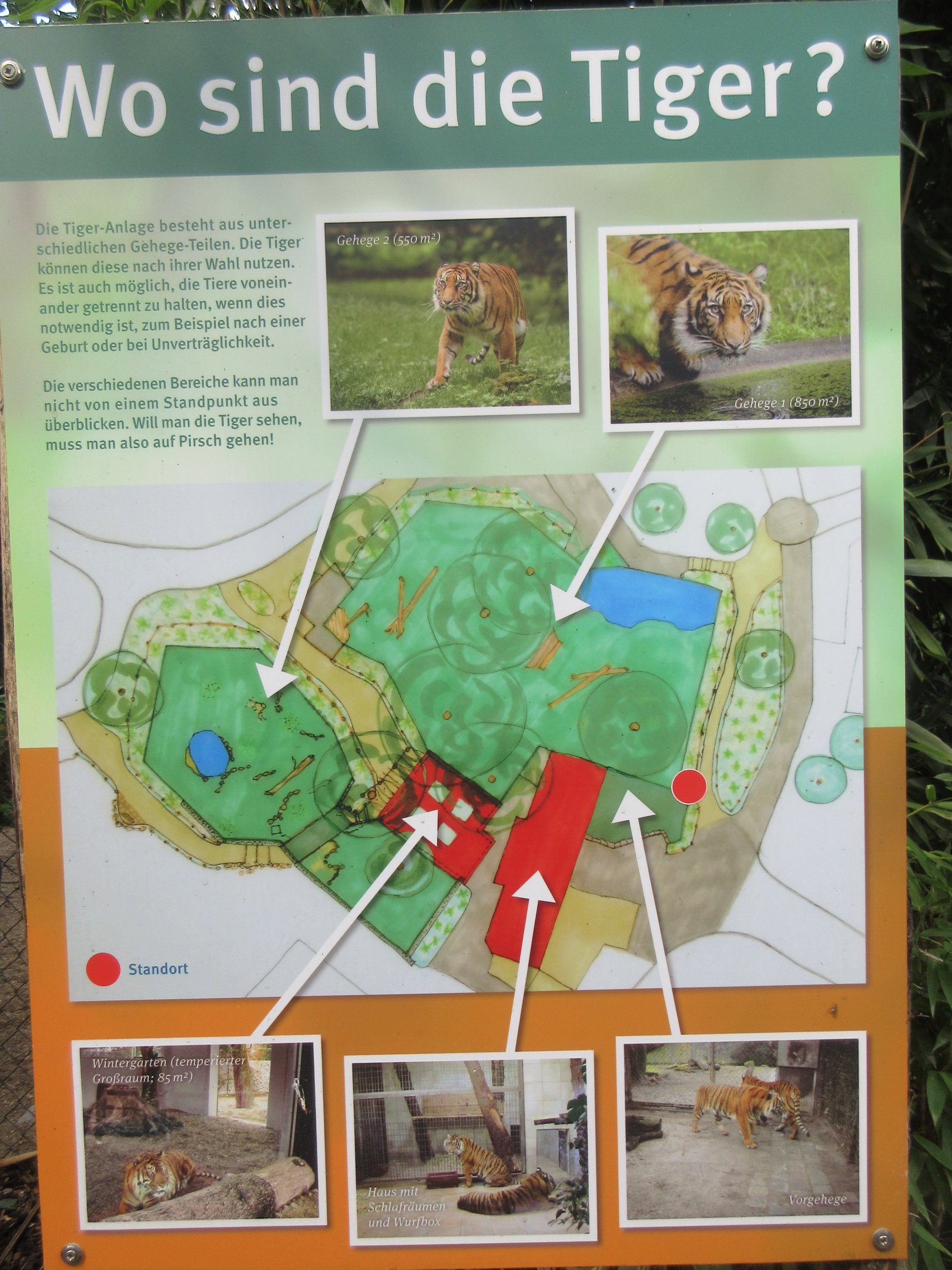 Sumatran Tiger Exhibit - Map