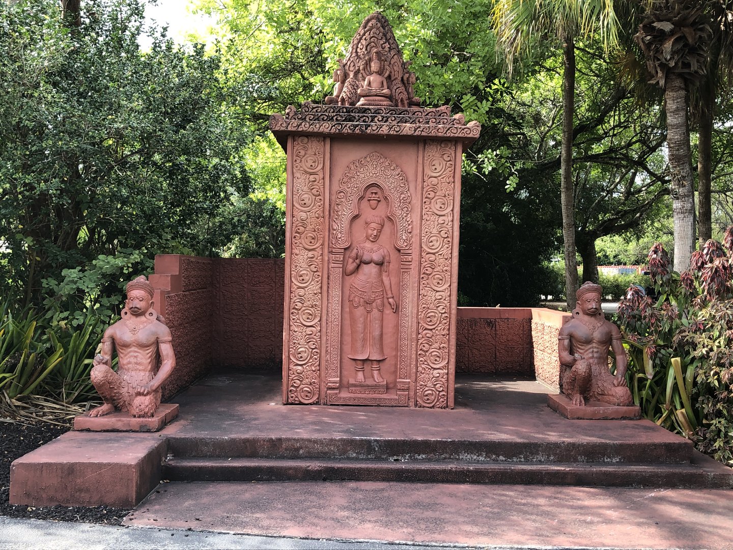 Sumatran Tiger Exhibit Temple