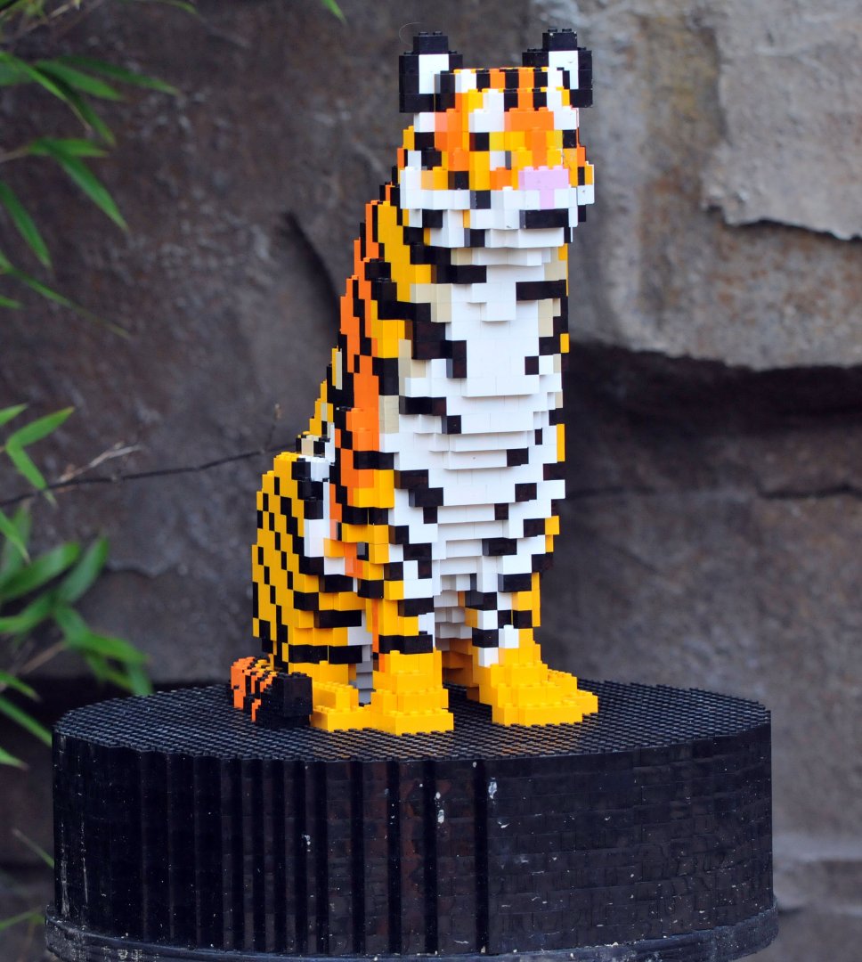Sumatran Tiger Lego Style