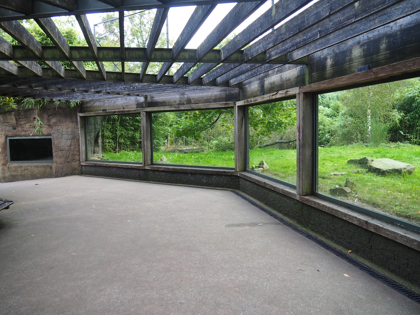 Sumatran tiger viewing area, 2023-10-07