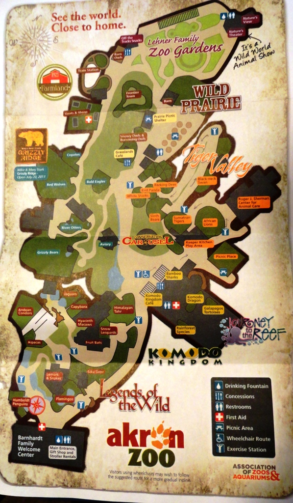 Summer 2013 Map with Grizzly Ridge