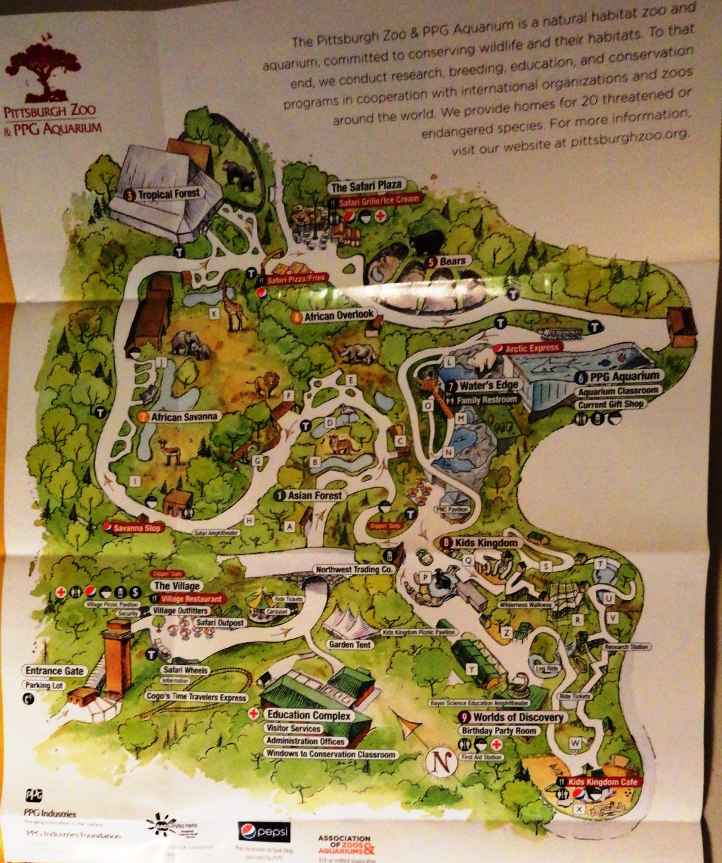 Summer 2013 Zoo Map