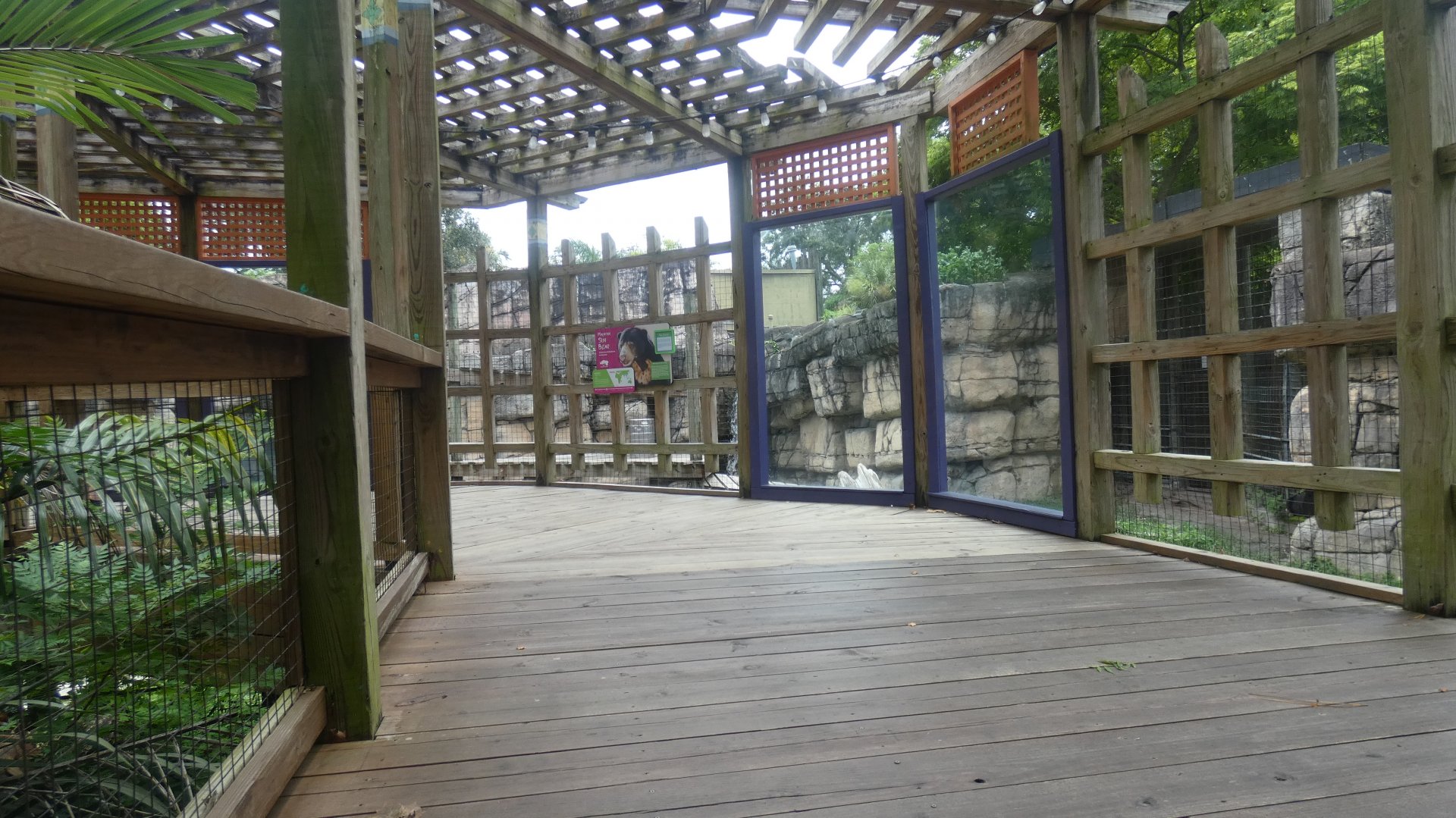 Sun Bear Exhibit, Asian Gardens - Aug. 2021