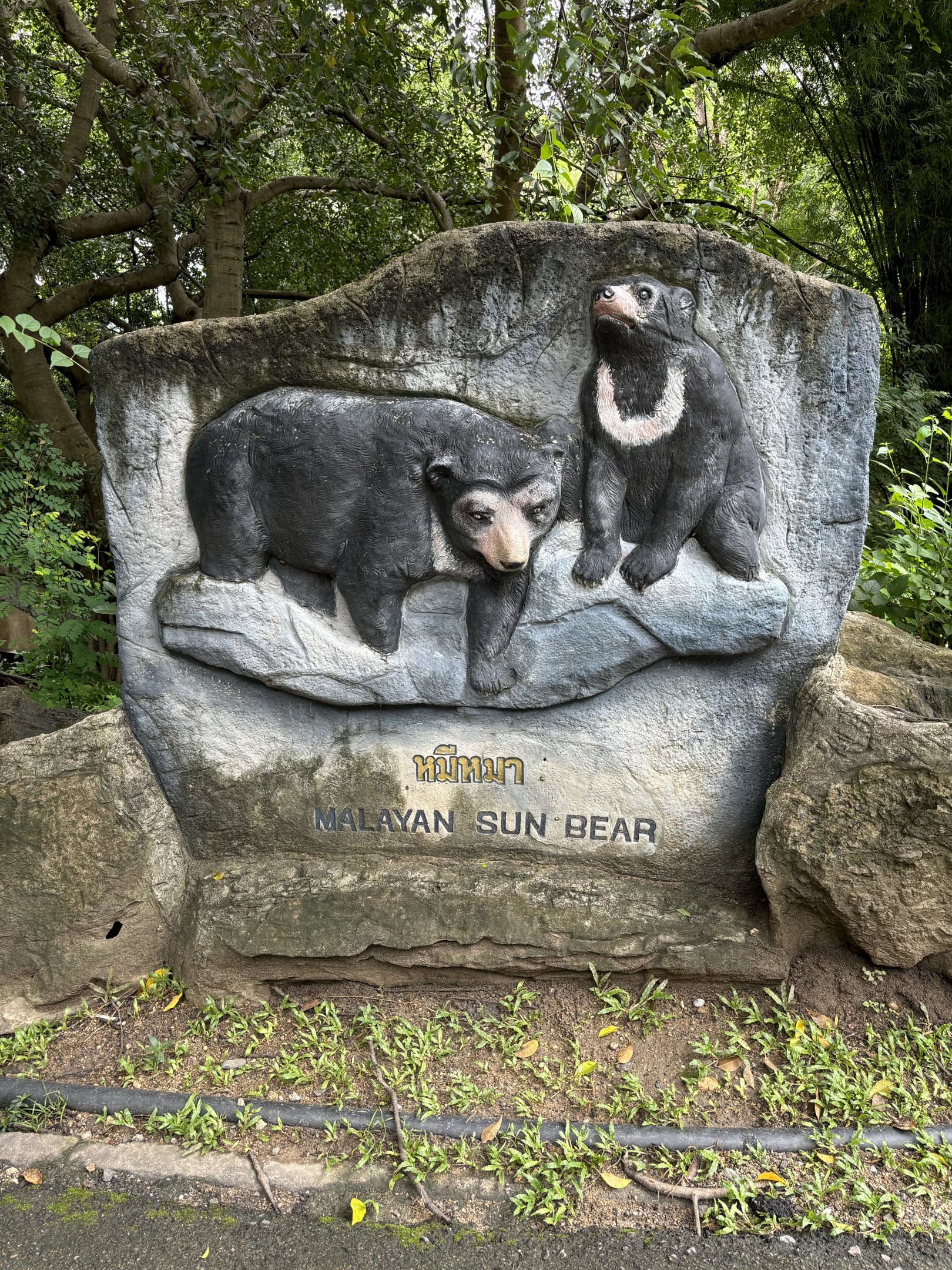 Sun Bear Exhibit Sign