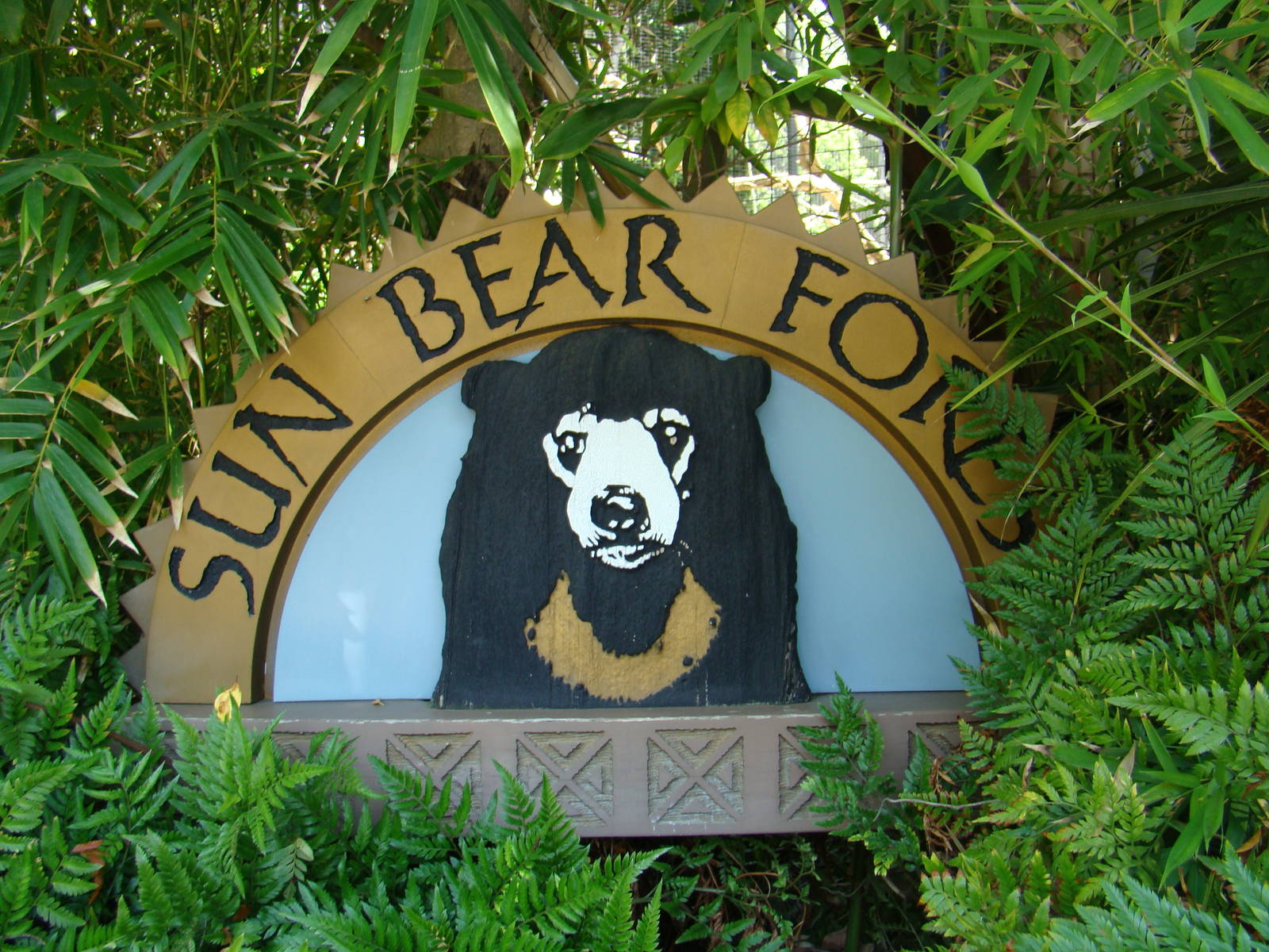 Sun Bear Forest Entrance sign