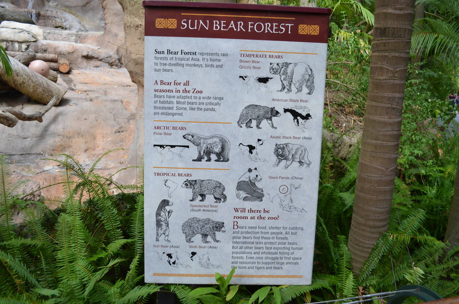 Sun Bear Signage
