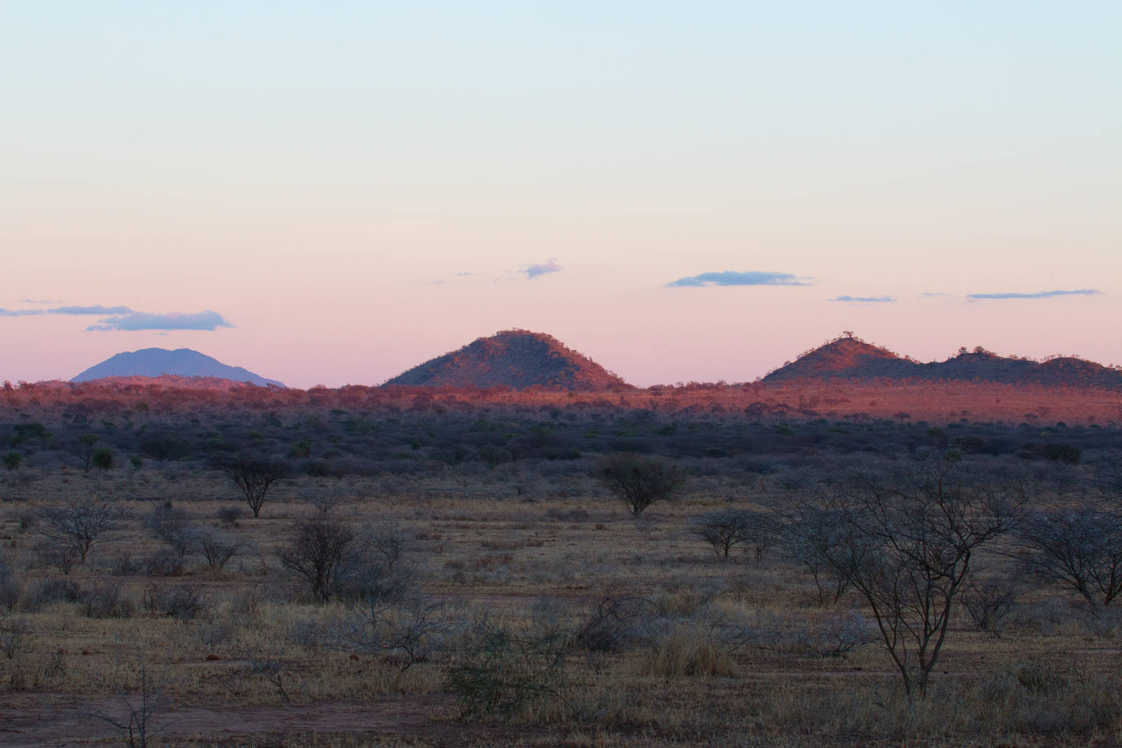 Sunset - last rays on the Naitolia Hills