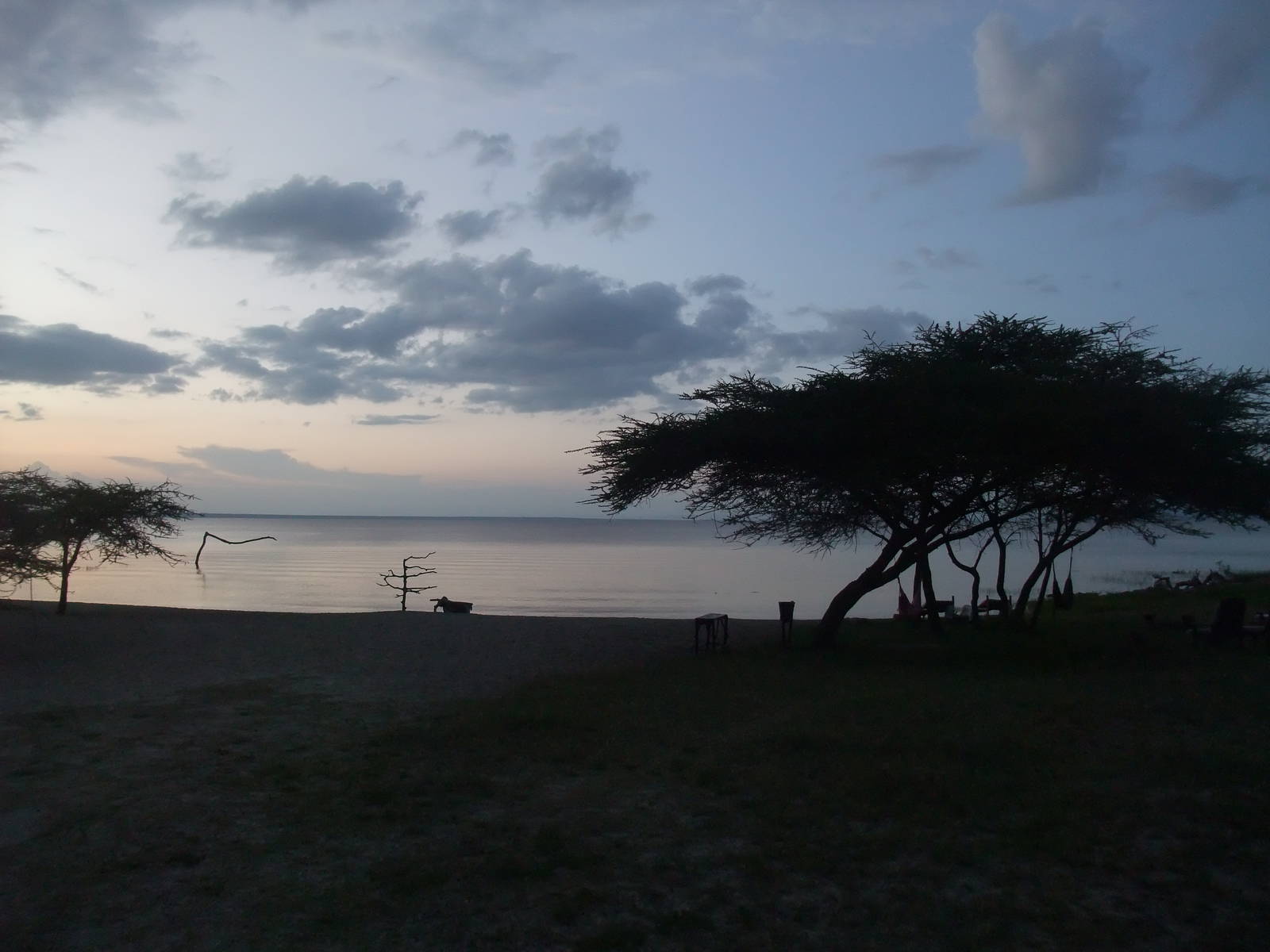Sunset on Lake Langano from Bishangari Lodge, 13/10/14