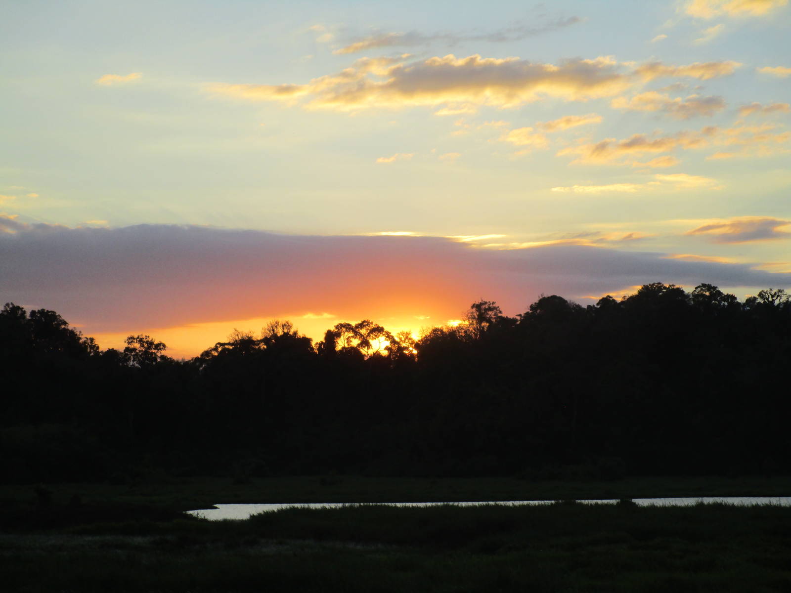Sunset over Crocodile Lake - Cat Tien