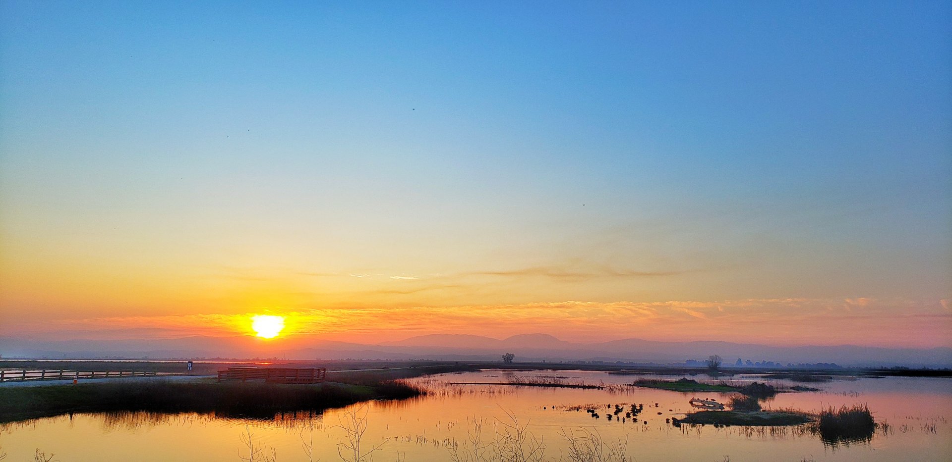 Sunset over Sac Refuge