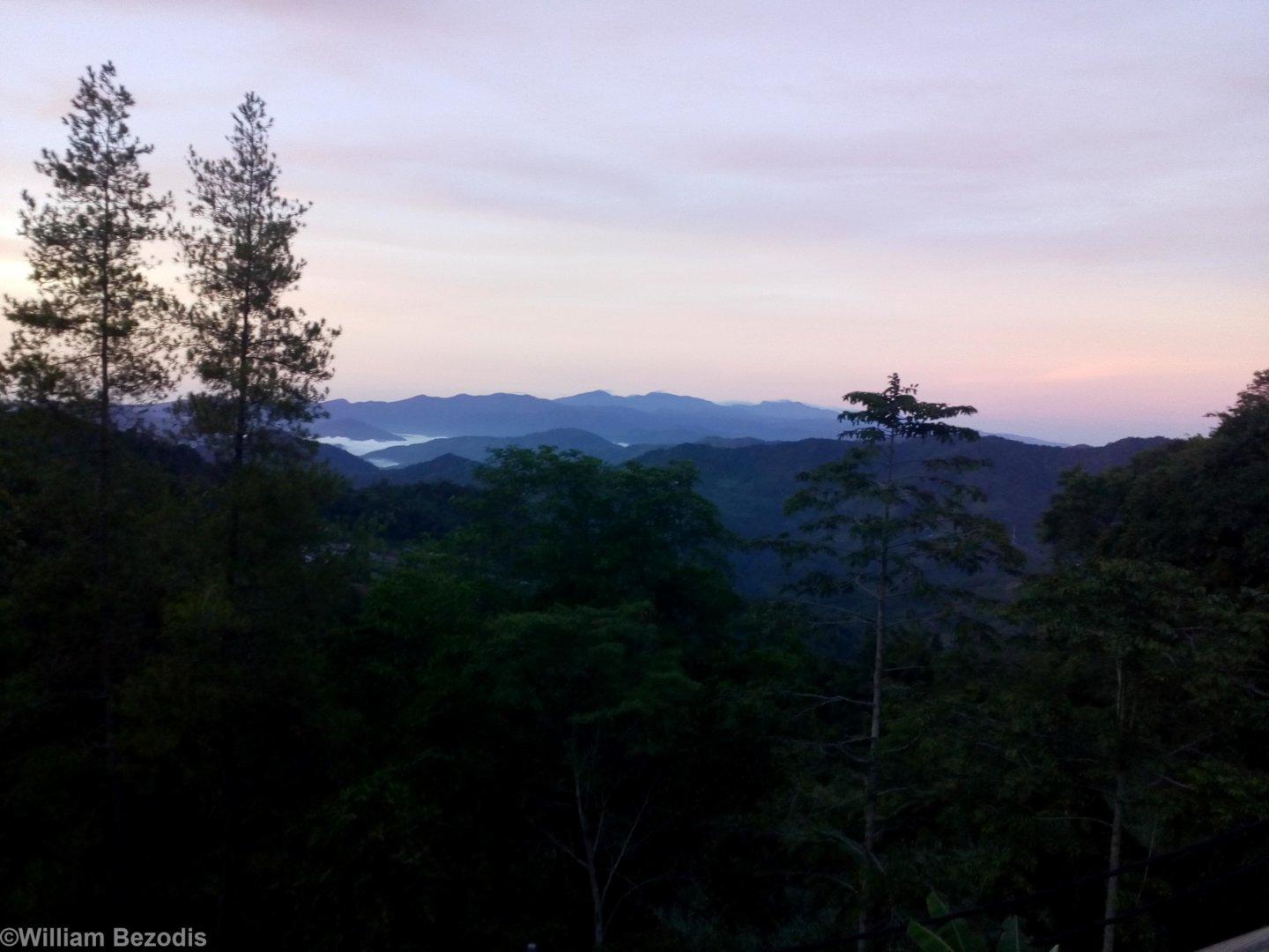 Sunset Over the Hills - Mount Kinabalu