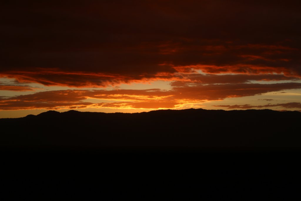 Sunset over the Ngorongoro Highlands