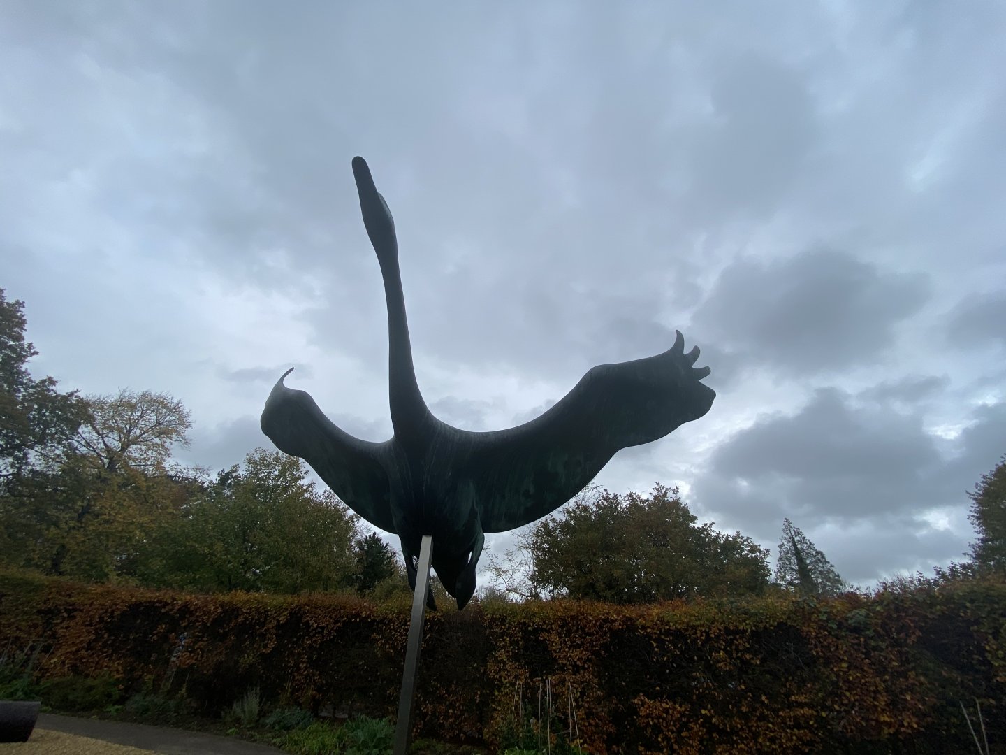 Swan statue
