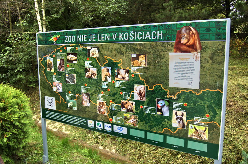 Table of zoos in Slovakia and Czech