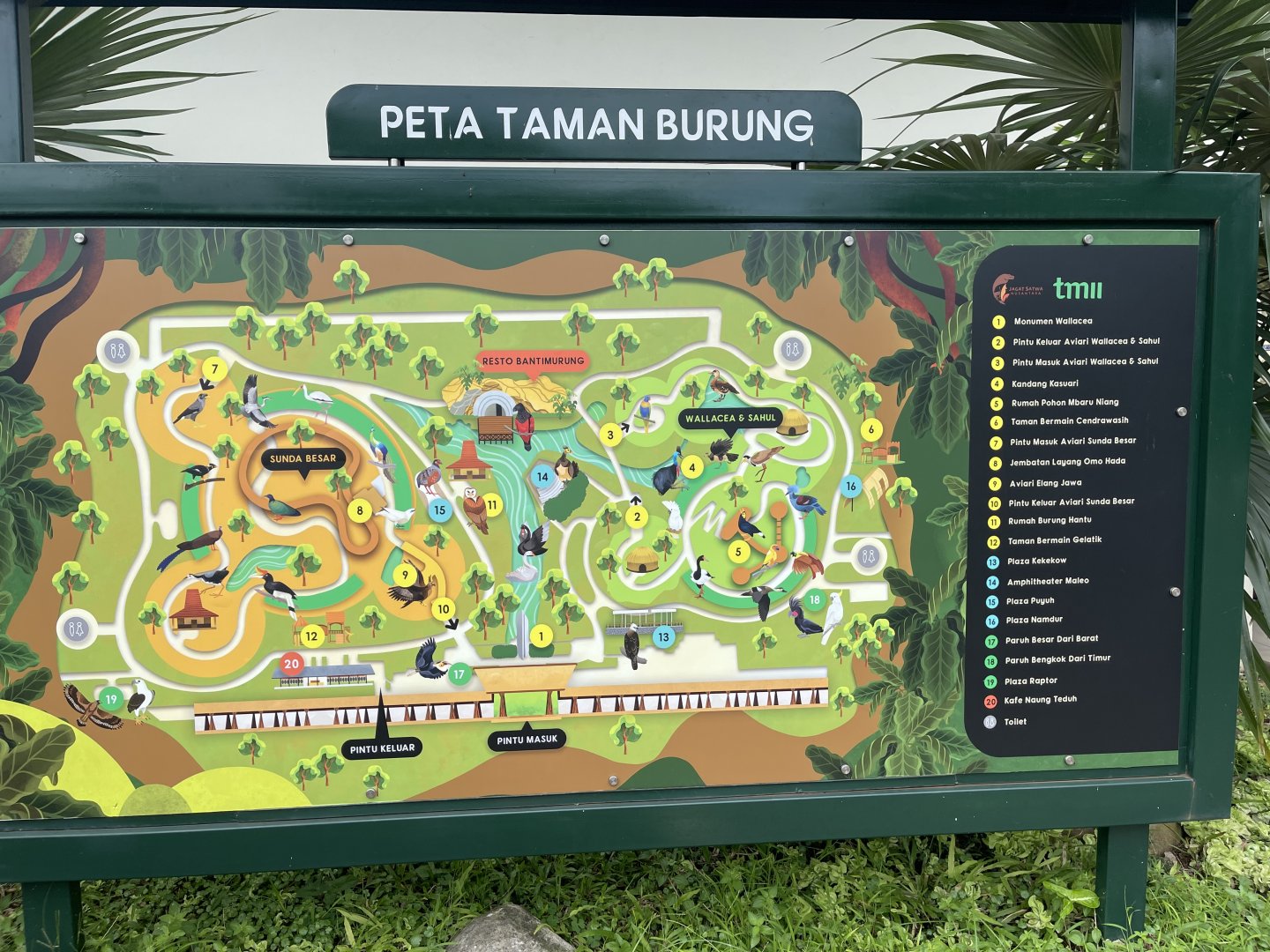 taman burung map