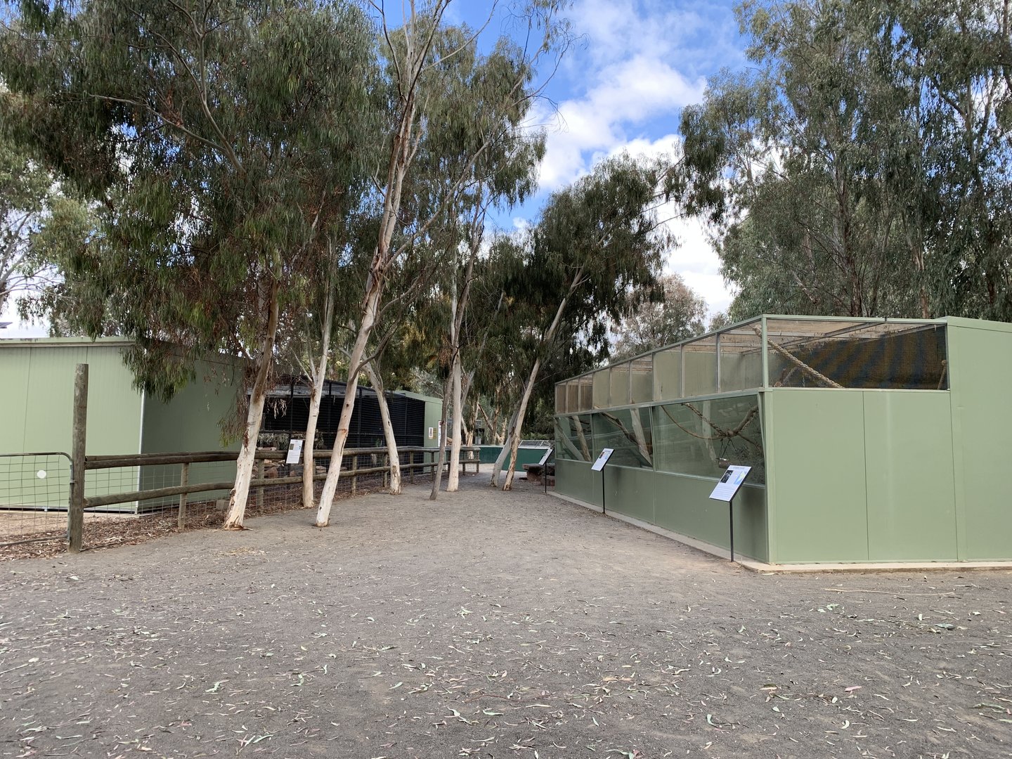 Tamarin and Serval Exhibits