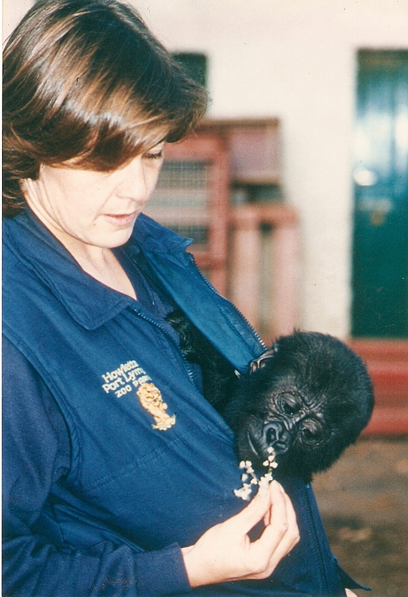 Tamki baby pictures at Howletts 1990/91