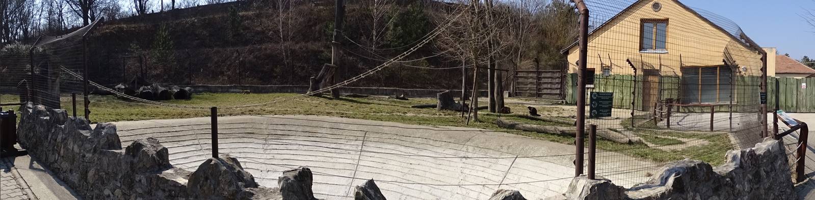 Tapir and capuchin enclosure