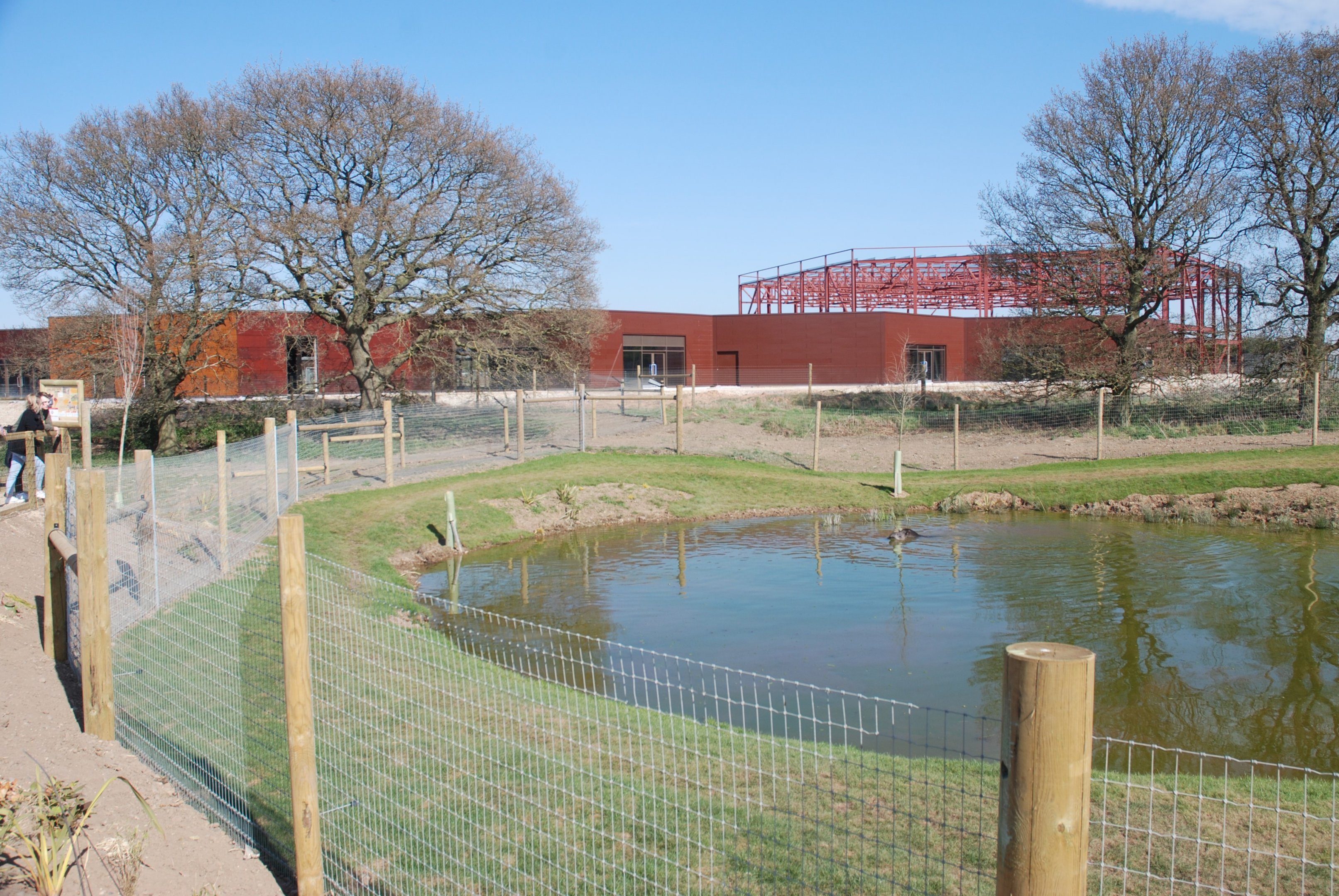 Tapir Enclosure at Yorkshire WP, 18th April 2021