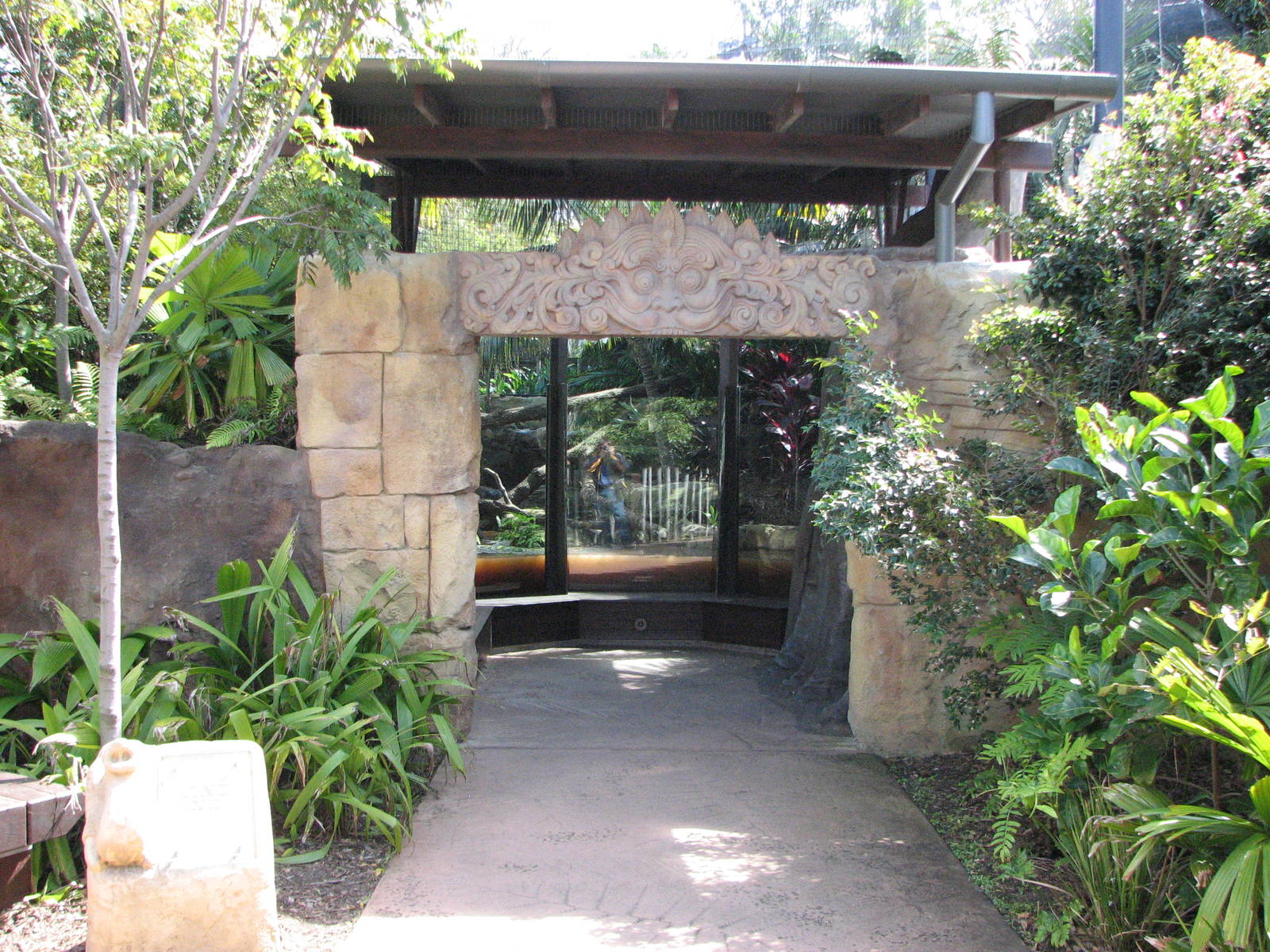 Taronga Zoo 2007 - Front of the Fishing Cat exhibit in Wild Asia