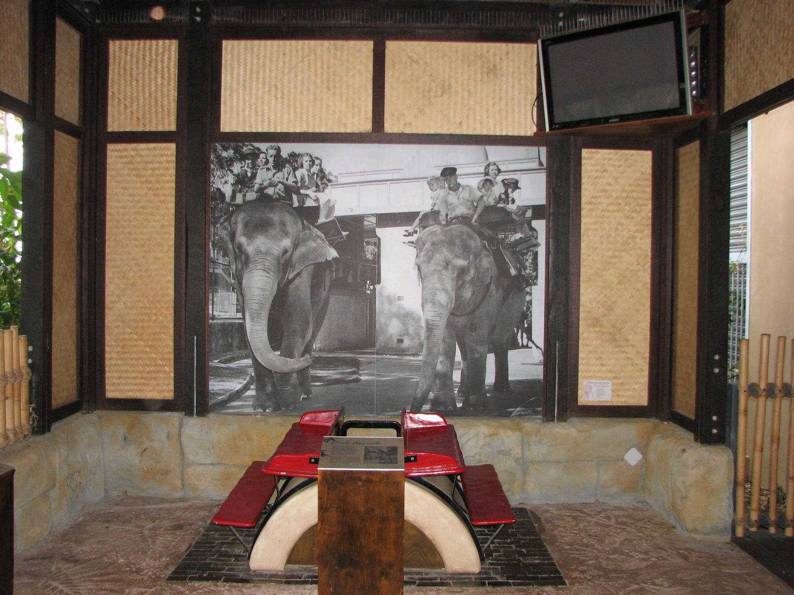 Taronga Zoo 2007 - In memory of the Elephant rides of the past