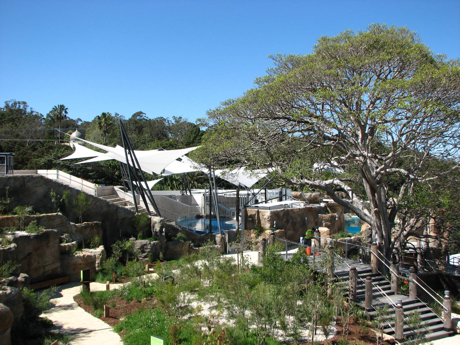 Taronga Zoo 2007 - View from a distance to the Great Southern Oceans