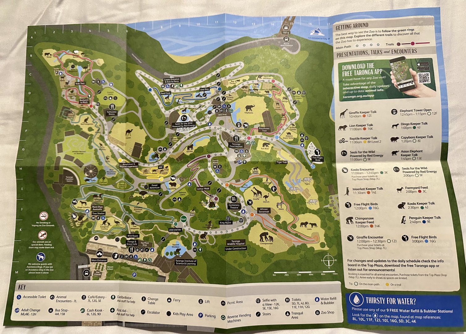 Taronga Zoo Map (2024) - Version 2