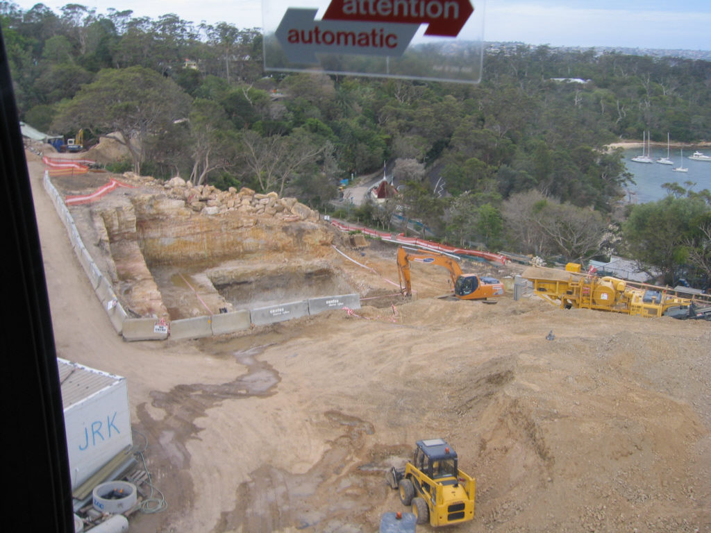 Taronga Zoo Sky Safari - construction work