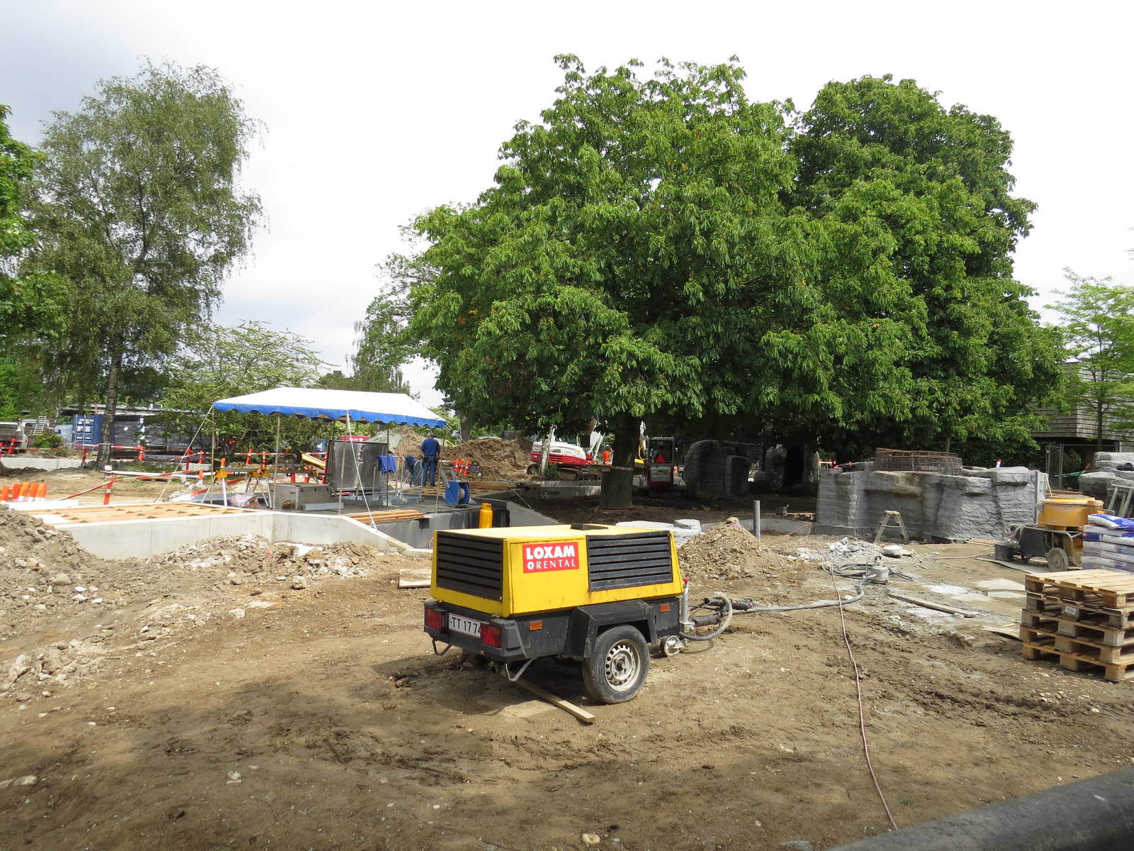 Tasmania building site, June 2015.