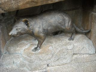 Tasmanian devil sculpture