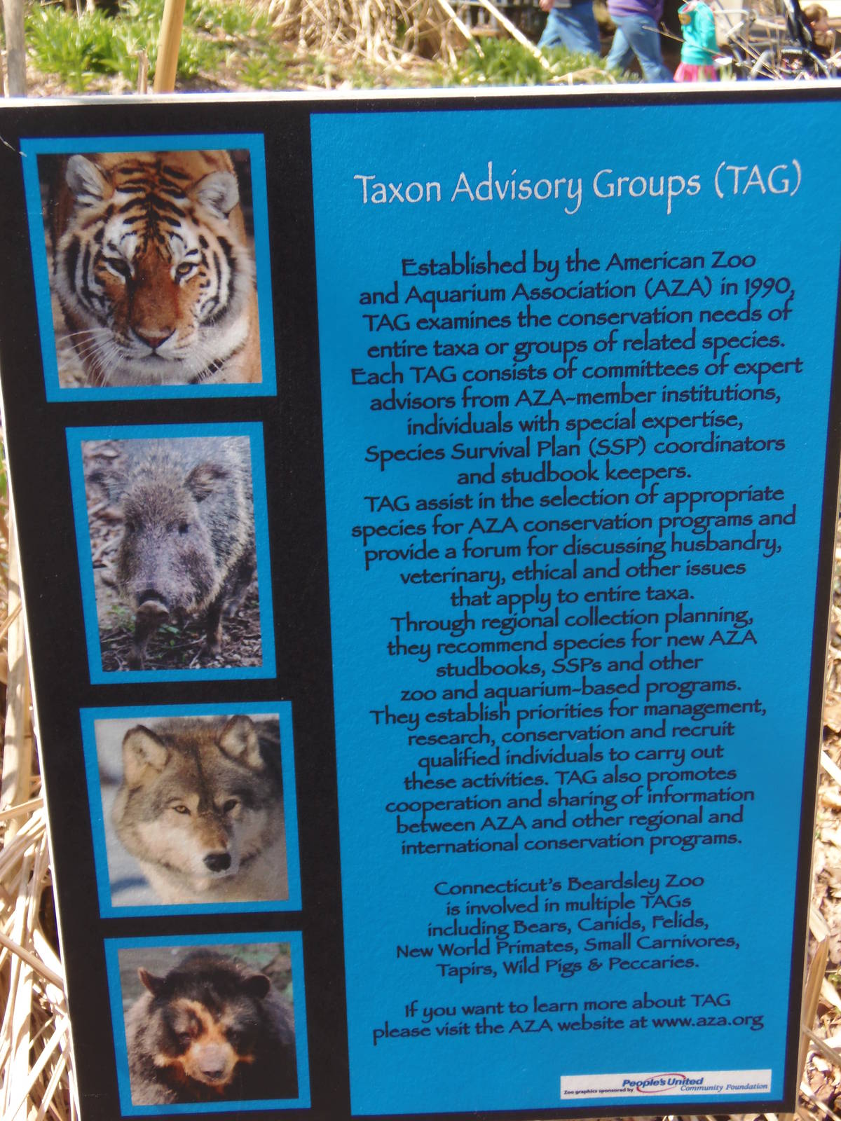 Taxon Advisory Groups Sign