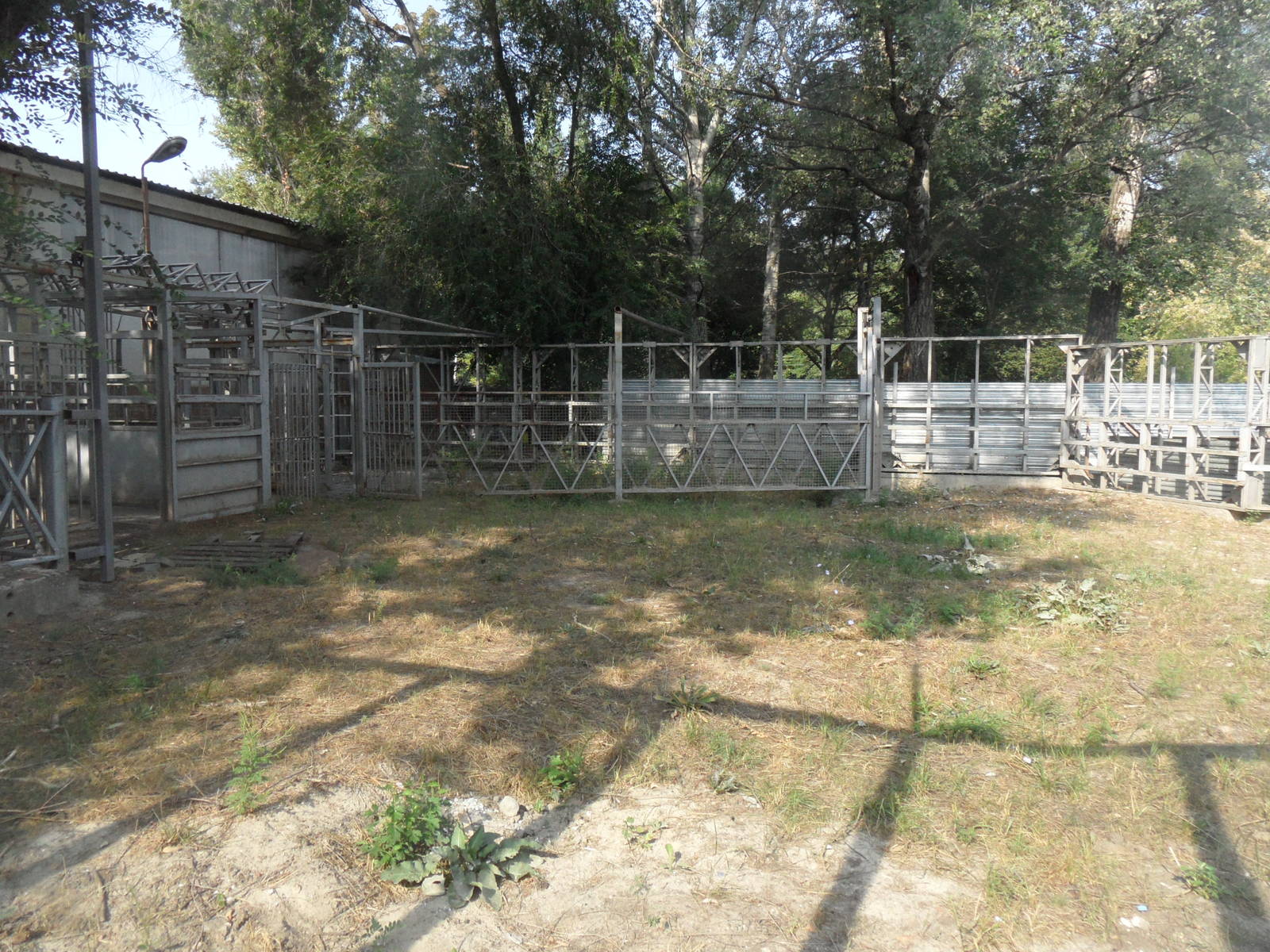 Temporary elephant yard