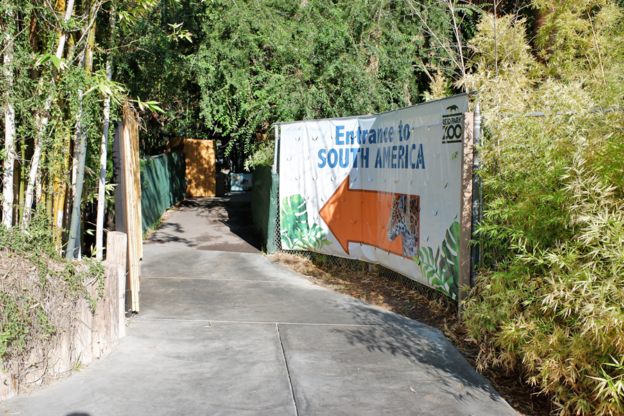 temporary entrance to South America
