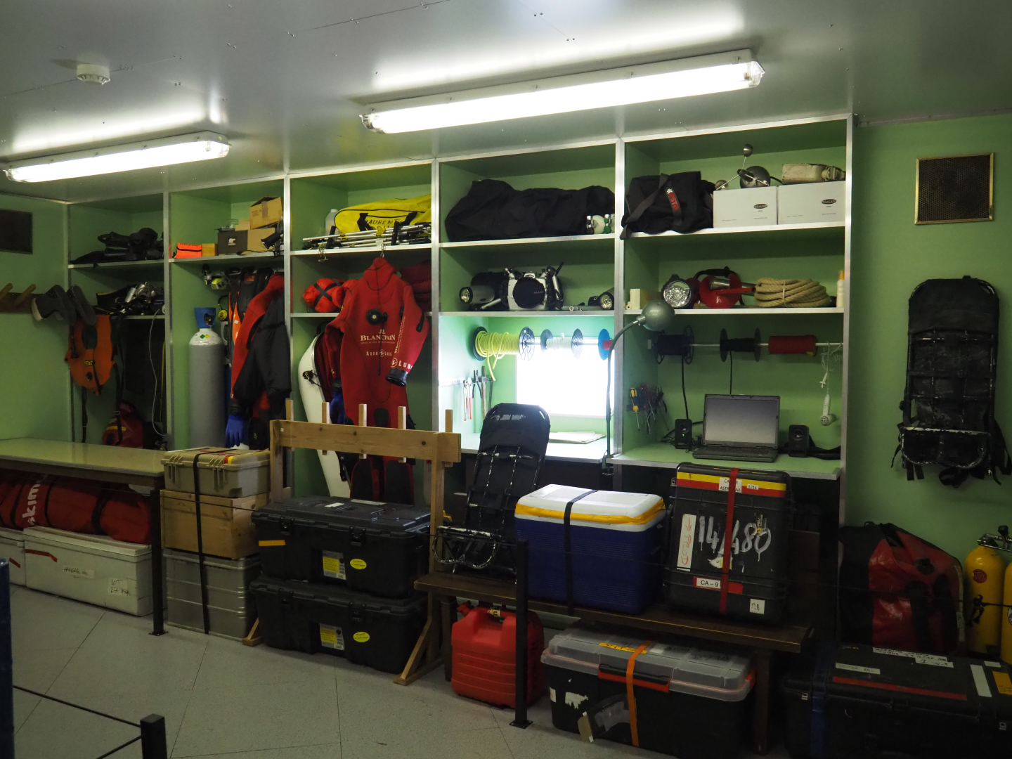 Temporary exhibition 'Antarctica' - Expedition equipment room, 2019-12-03