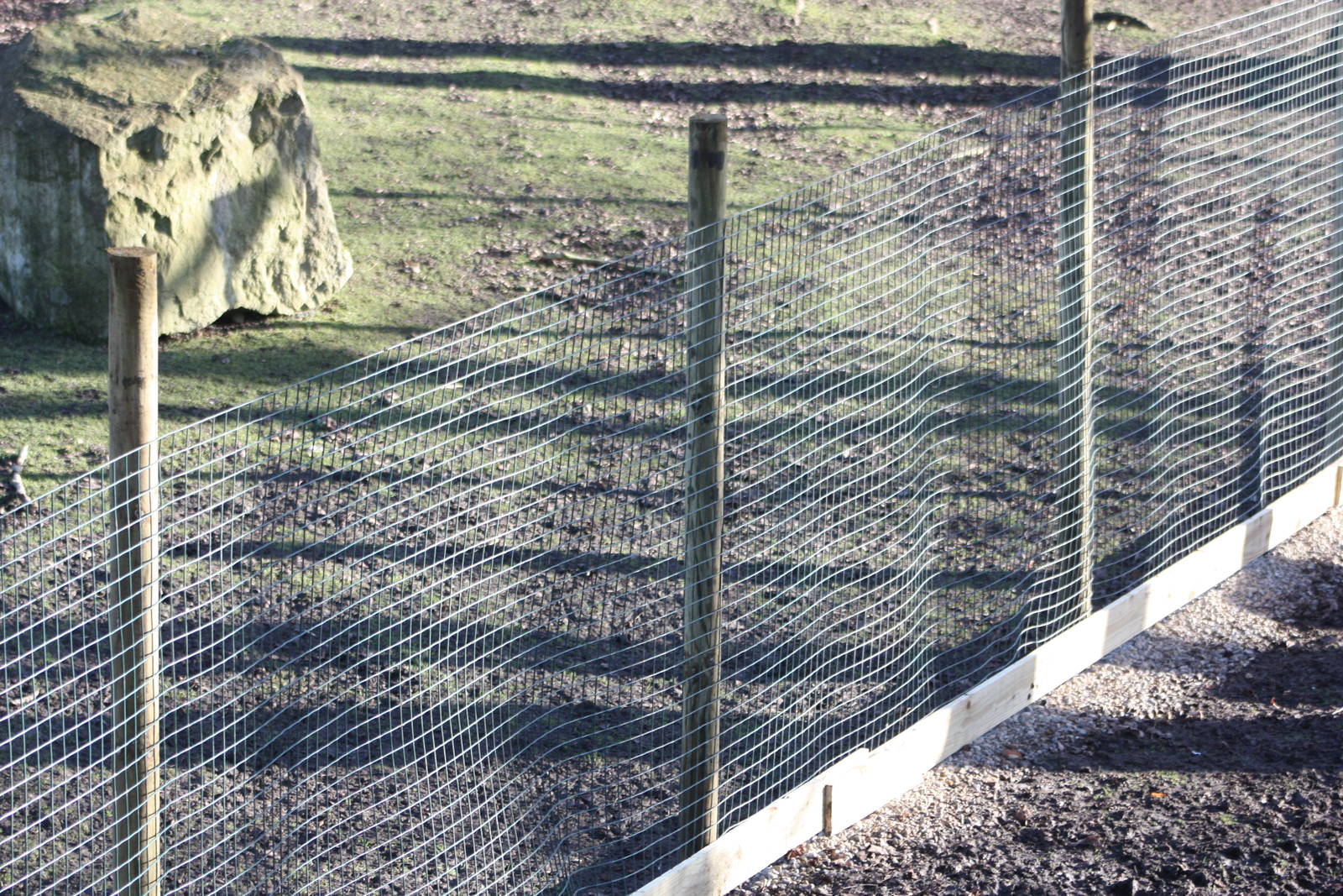 Temporary fencing in South American paddock, 2nd January 2015