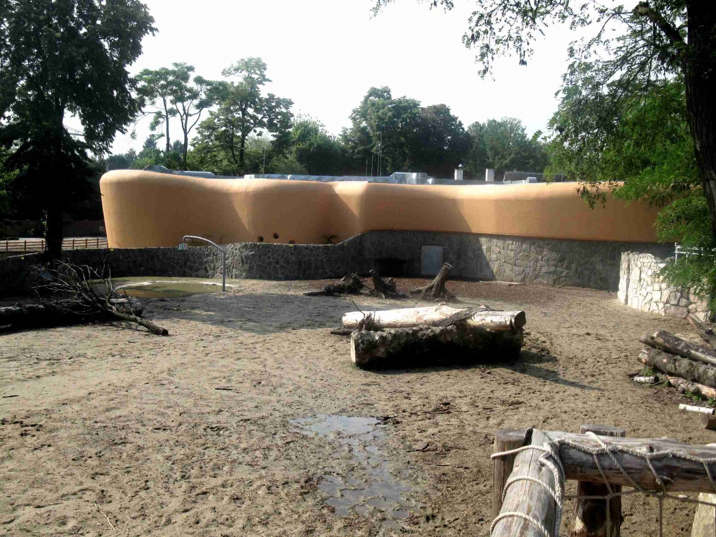 Terai Pavilion and second part Indian Rhinos enclosure (also Indian Muntjacs) - 08.2013