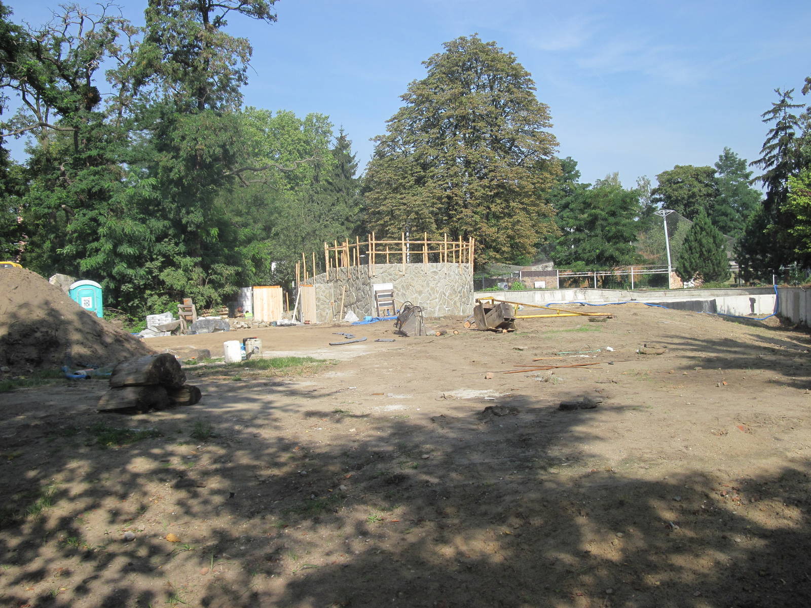 Terai Pavilion under construction