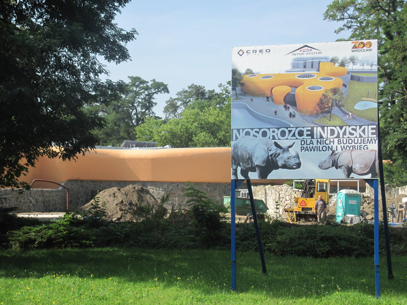 Terai Pavilion under construction