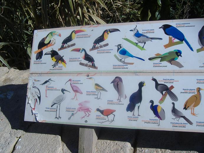 Terra Natura aviary sign