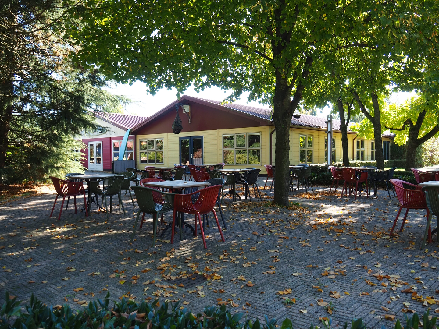 Terrace area near African penguin exhibit, 2022-10-09