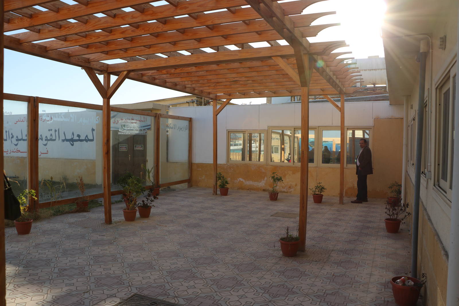 Terrace with a view, February 2016